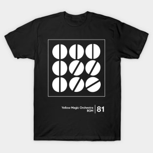 YMO / Minimalist Style Graphic Design T-Shirt